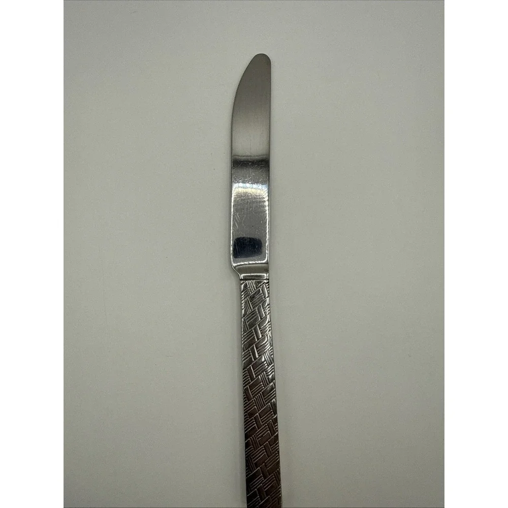 Mikasa Country Manor Flatware Single‎ Knife Vintage Replacement Woven Stitched